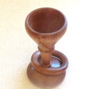 Goblet with captive ring by Dave Skinner